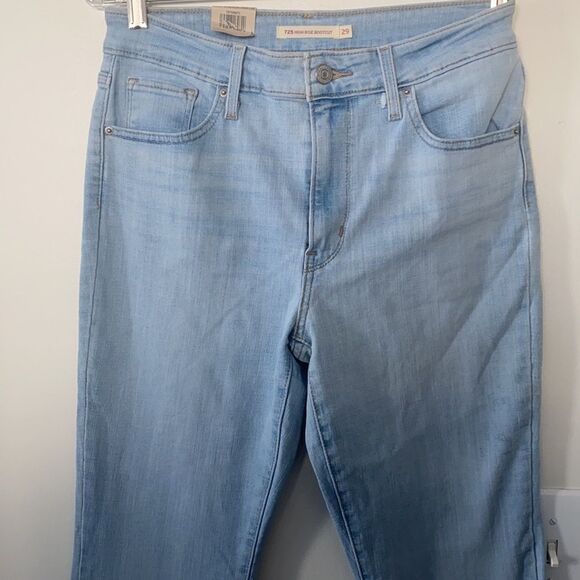 Levi’s 725 HR Bootcut Jeans 29 - Picture 2 of 8